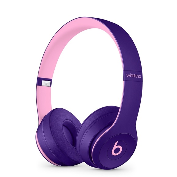 Dr. Dre Accessories - Beats Solo3 Wireless On-Ear Headphones-Pop Violet